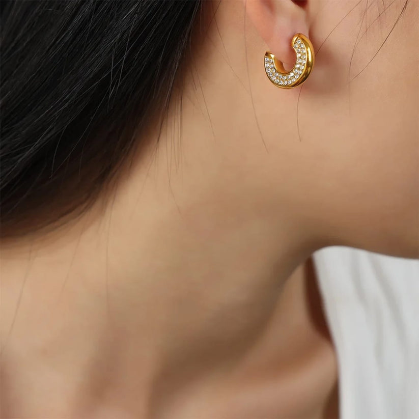 Glint Mini CZ Hoop