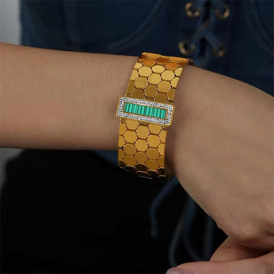 Beimai OEM green Bangle
